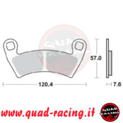 Pastiglie freno post
per Polaris Ranger 500,570, EV, 800
RZR 800 2010-2011